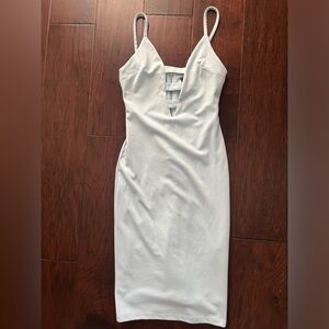 Forever 21 Light Blue Midi Dress Sz Small
